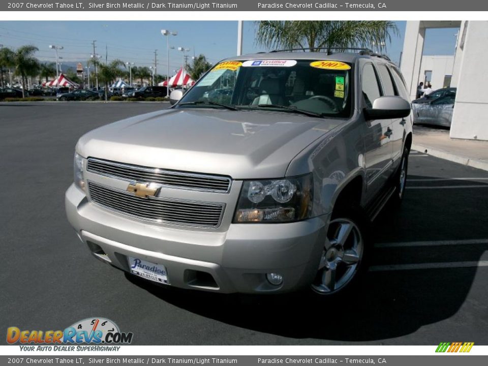 2007 Chevrolet Tahoe LT Silver Birch Metallic / Dark Titanium/Light Titanium Photo #4