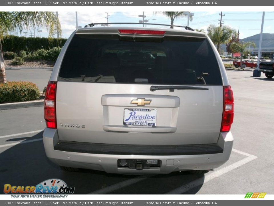 2007 Chevrolet Tahoe LT Silver Birch Metallic / Dark Titanium/Light Titanium Photo #9