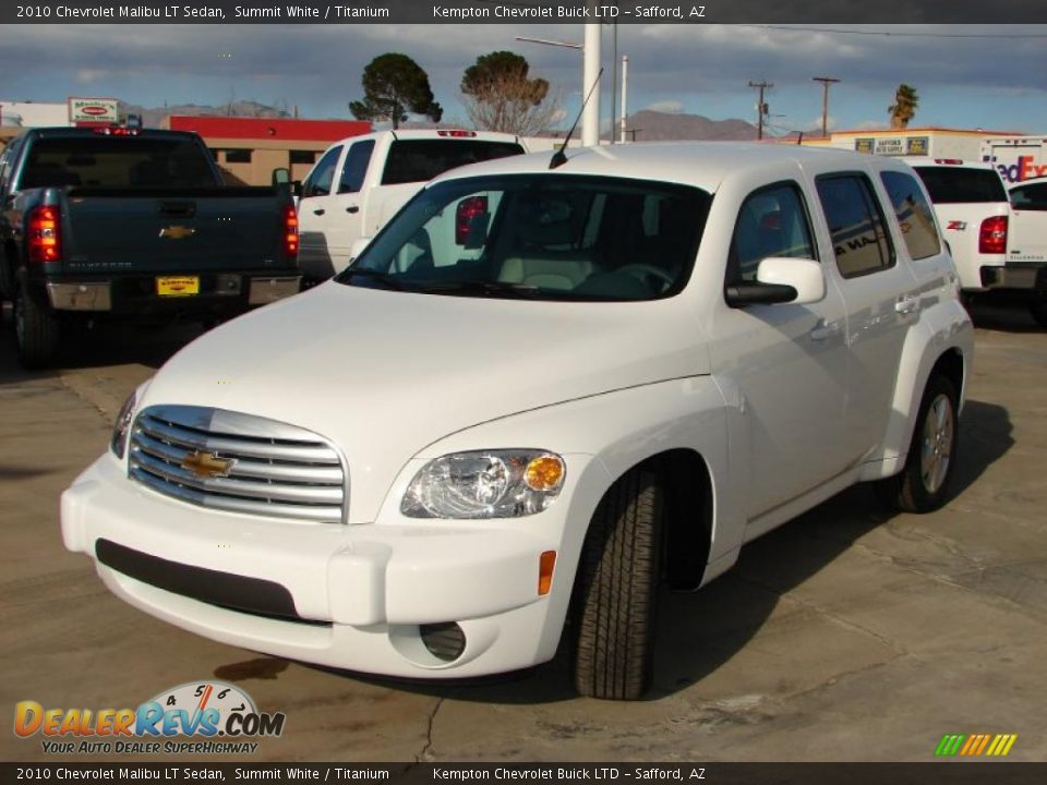 2010 Chevrolet Malibu LT Sedan Summit White / Titanium Photo #1