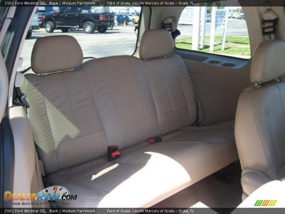 2001 Ford Windstar SEL Black / Medium Parchment Photo #14