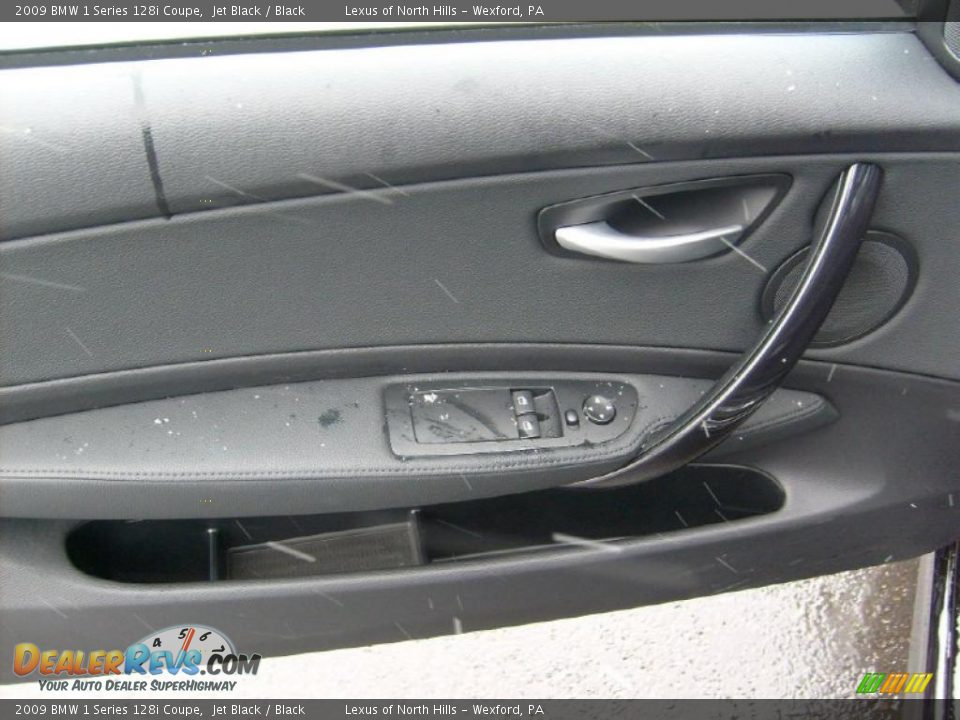 2009 BMW 1 Series 128i Coupe Jet Black / Black Photo #11