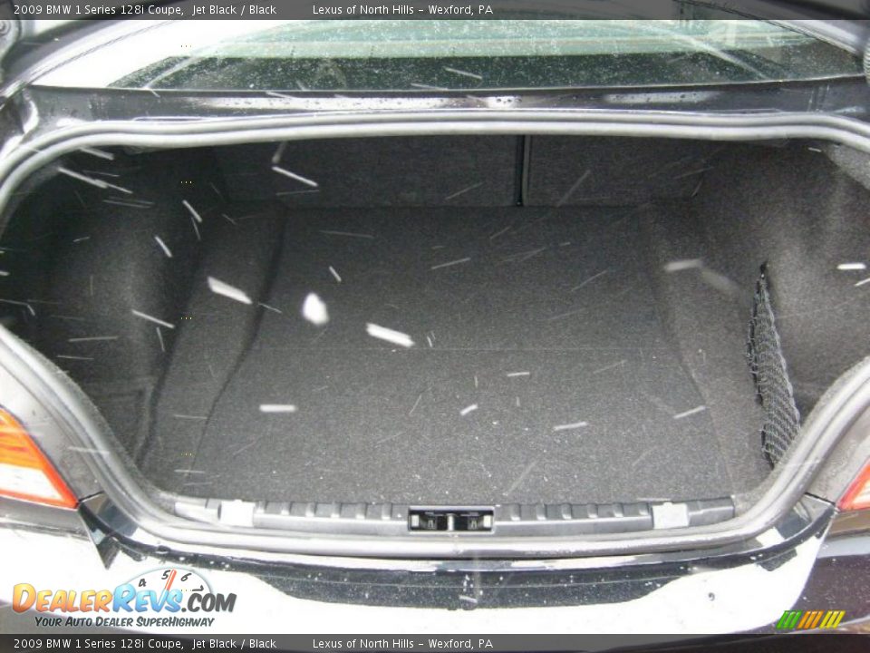 2009 BMW 1 Series 128i Coupe Jet Black / Black Photo #14