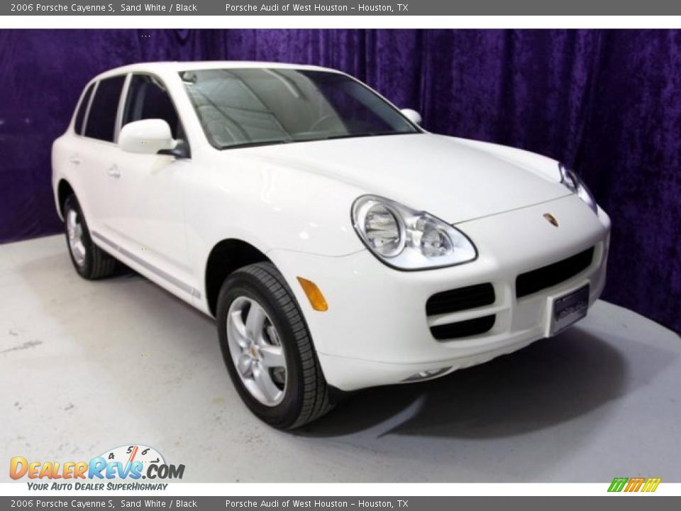 2006 Porsche Cayenne S Sand White / Black Photo #1