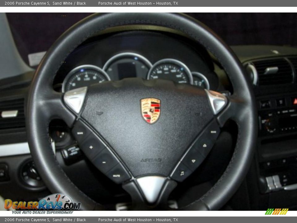 2006 Porsche Cayenne S Sand White / Black Photo #20