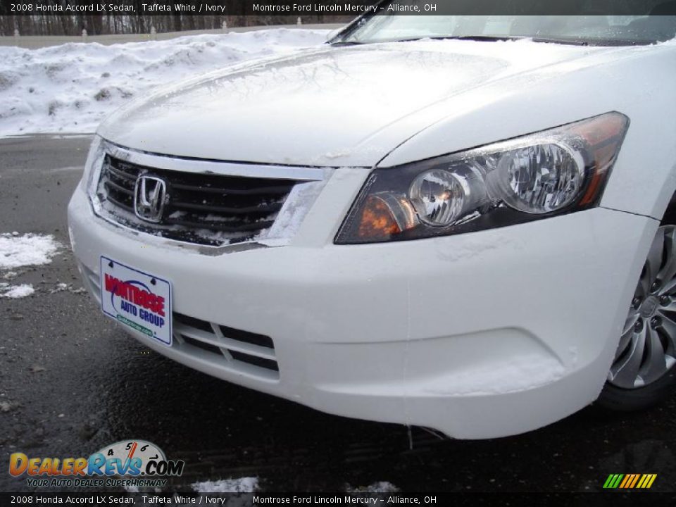 2008 Honda Accord LX Sedan Taffeta White / Ivory Photo #9