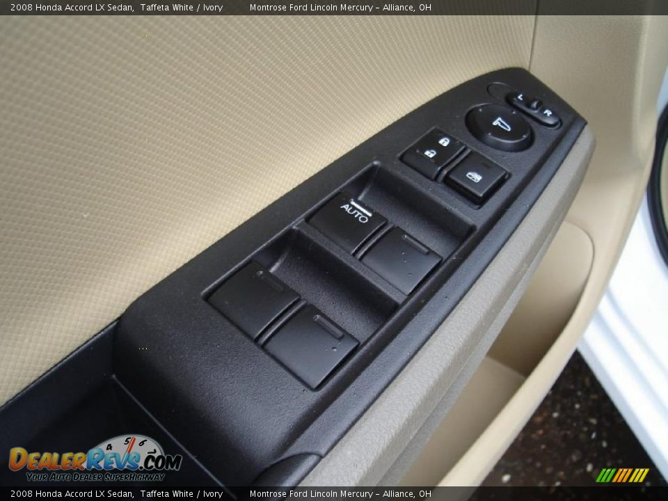 2008 Honda Accord LX Sedan Taffeta White / Ivory Photo #22