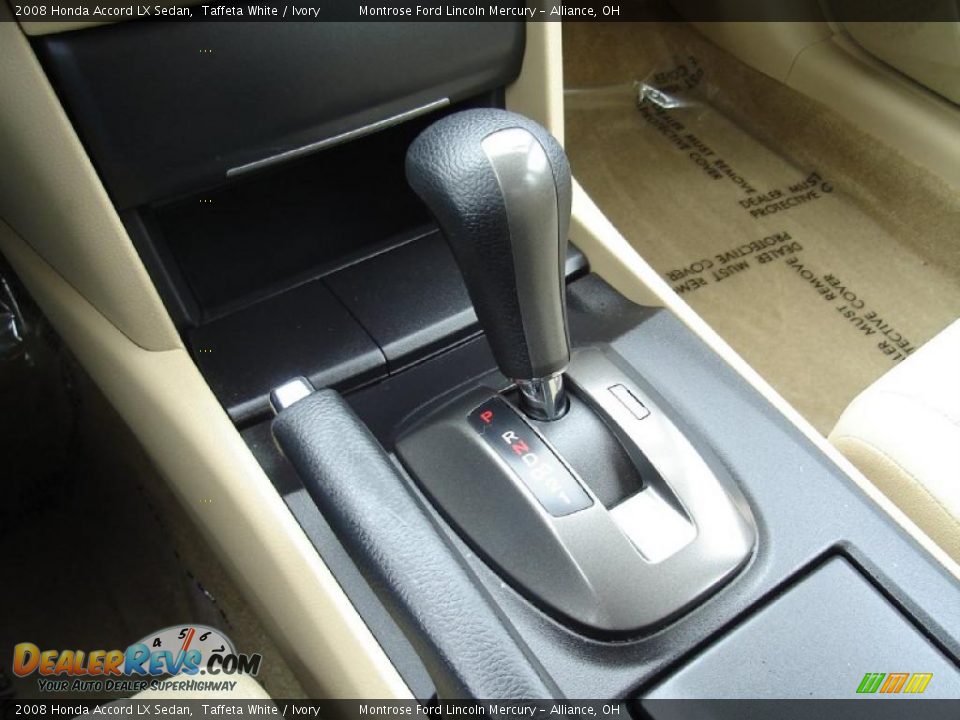2008 Honda Accord LX Sedan Taffeta White / Ivory Photo #28