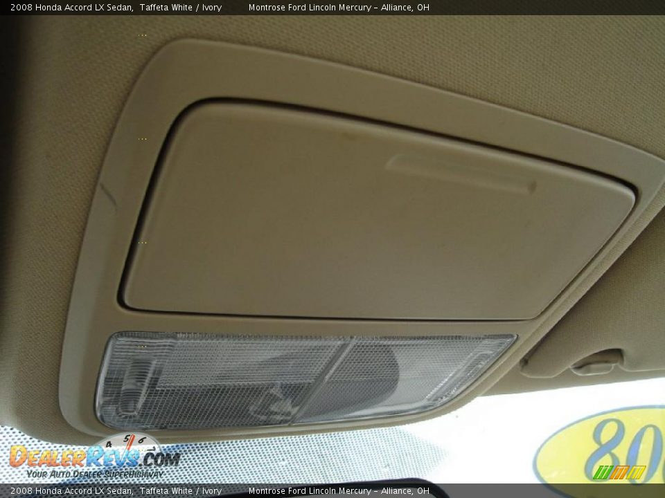 2008 Honda Accord LX Sedan Taffeta White / Ivory Photo #31