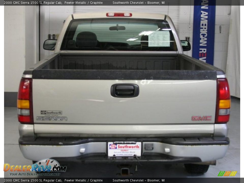 2000 GMC Sierra 1500 SL Regular Cab Pewter Metallic / Graphite Photo #3