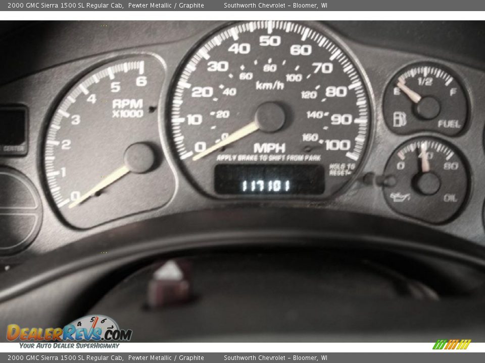 2000 GMC Sierra 1500 SL Regular Cab Pewter Metallic / Graphite Photo #6