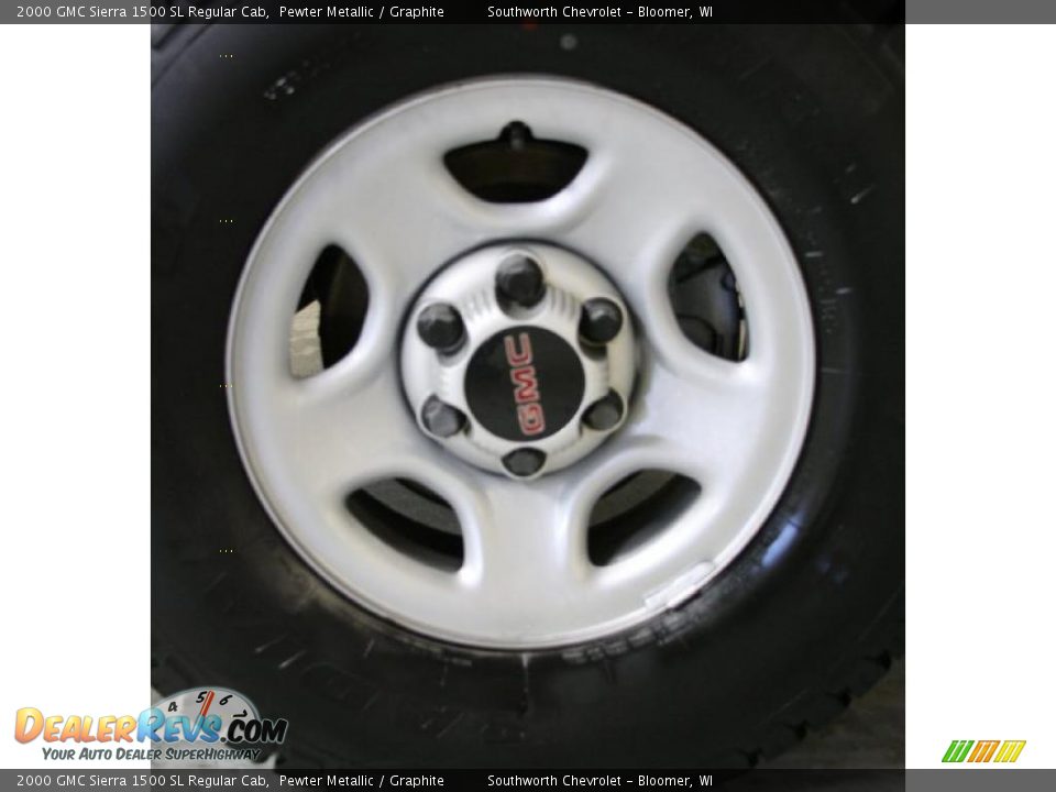 2000 GMC Sierra 1500 SL Regular Cab Pewter Metallic / Graphite Photo #7