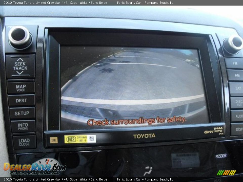 2010 Toyota Tundra Limited CrewMax 4x4 Super White / Sand Beige Photo #20