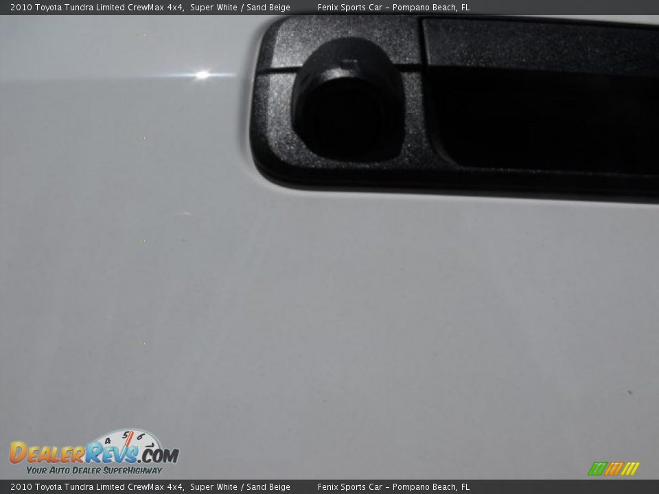 2010 Toyota Tundra Limited CrewMax 4x4 Super White / Sand Beige Photo #21
