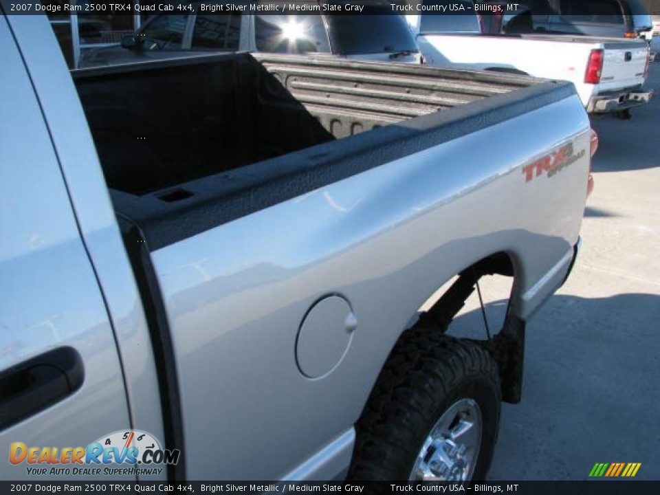 2007 Dodge Ram 2500 TRX4 Quad Cab 4x4 Bright Silver Metallic / Medium Slate Gray Photo #9