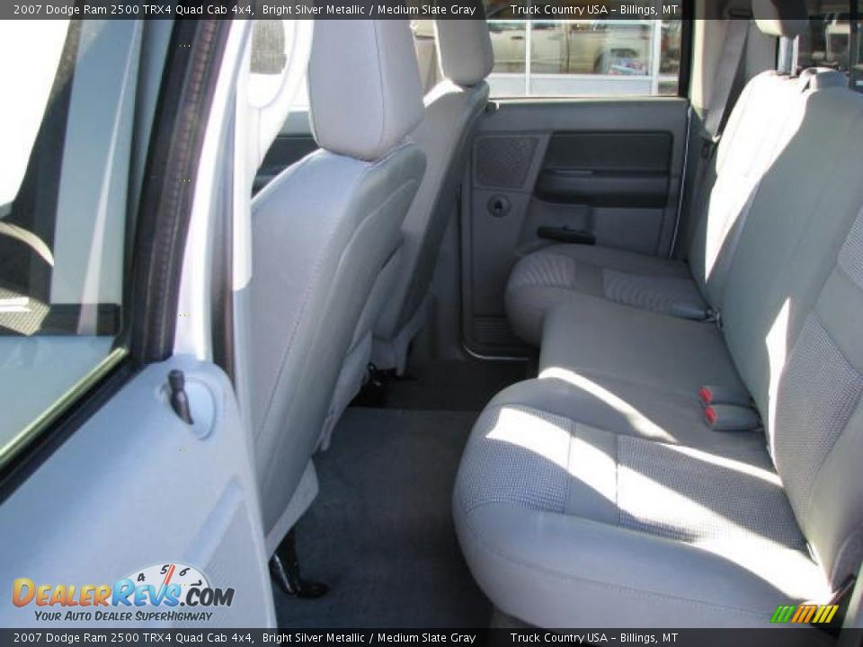 2007 Dodge Ram 2500 TRX4 Quad Cab 4x4 Bright Silver Metallic / Medium Slate Gray Photo #10