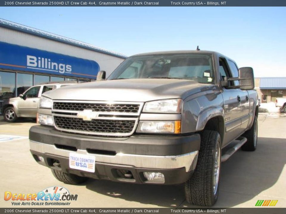 2006 Chevrolet Silverado 2500HD LT Crew Cab 4x4 Graystone Metallic / Dark Charcoal Photo #2