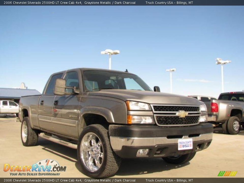 2006 Chevrolet Silverado 2500HD LT Crew Cab 4x4 Graystone Metallic / Dark Charcoal Photo #3