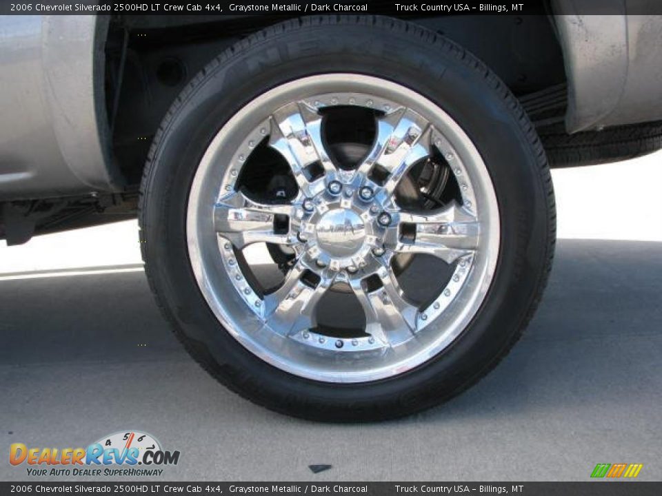 2006 Chevrolet Silverado 2500HD LT Crew Cab 4x4 Graystone Metallic / Dark Charcoal Photo #8