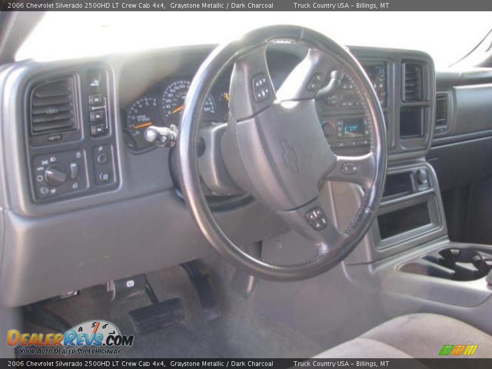 2006 Chevrolet Silverado 2500HD LT Crew Cab 4x4 Graystone Metallic / Dark Charcoal Photo #11
