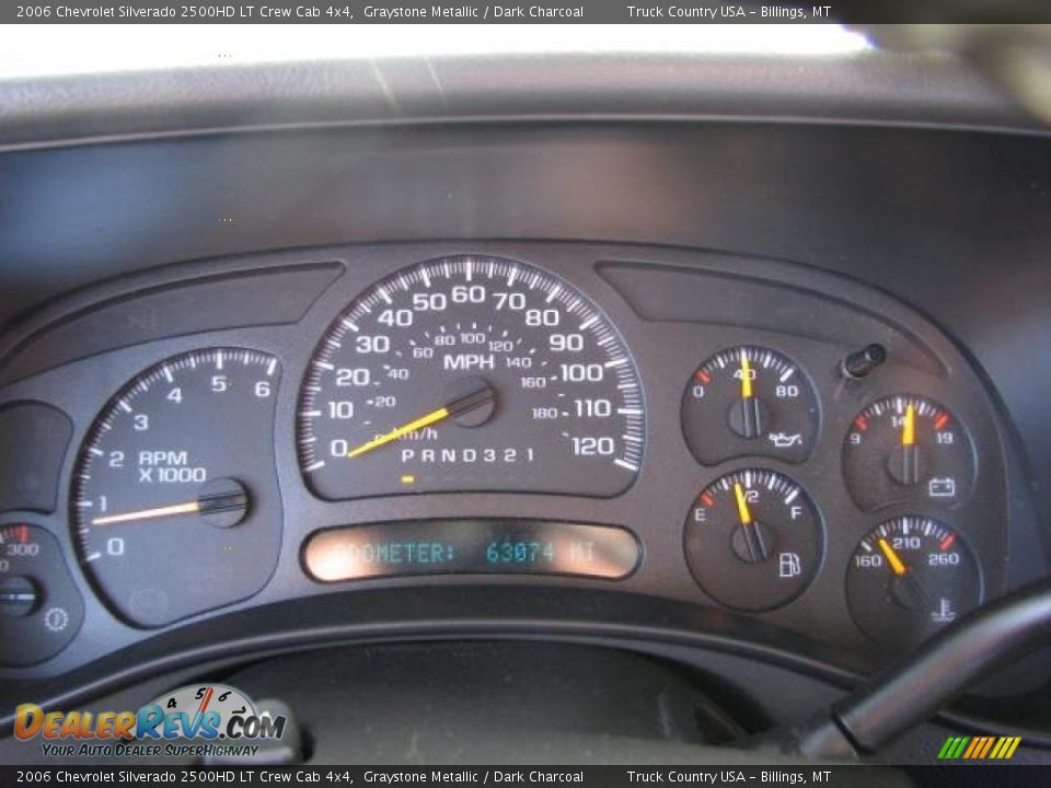 2006 Chevrolet Silverado 2500HD LT Crew Cab 4x4 Graystone Metallic / Dark Charcoal Photo #13