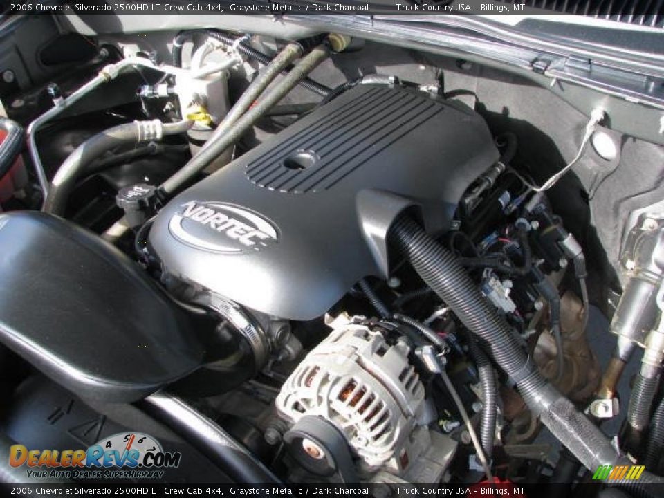 2006 Chevrolet Silverado 2500HD LT Crew Cab 4x4 Graystone Metallic / Dark Charcoal Photo #15