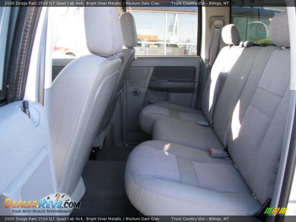2006 Dodge Ram 2500 SLT Quad Cab 4x4 Bright Silver Metallic / Medium Slate Gray Photo #9