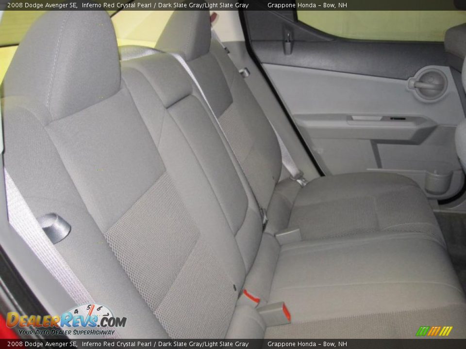 2008 Dodge Avenger SE Inferno Red Crystal Pearl / Dark Slate Gray/Light Slate Gray Photo #6