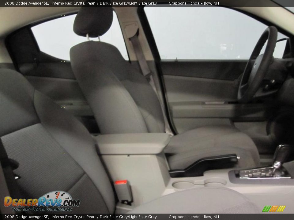 2008 Dodge Avenger SE Inferno Red Crystal Pearl / Dark Slate Gray/Light Slate Gray Photo #7