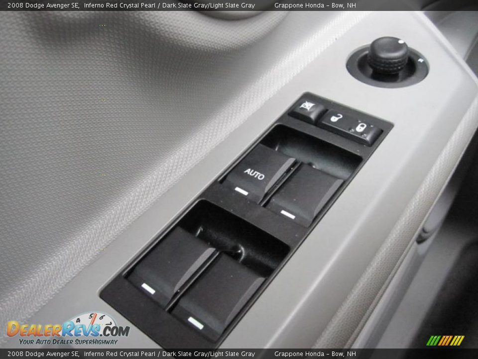 2008 Dodge Avenger SE Inferno Red Crystal Pearl / Dark Slate Gray/Light Slate Gray Photo #8