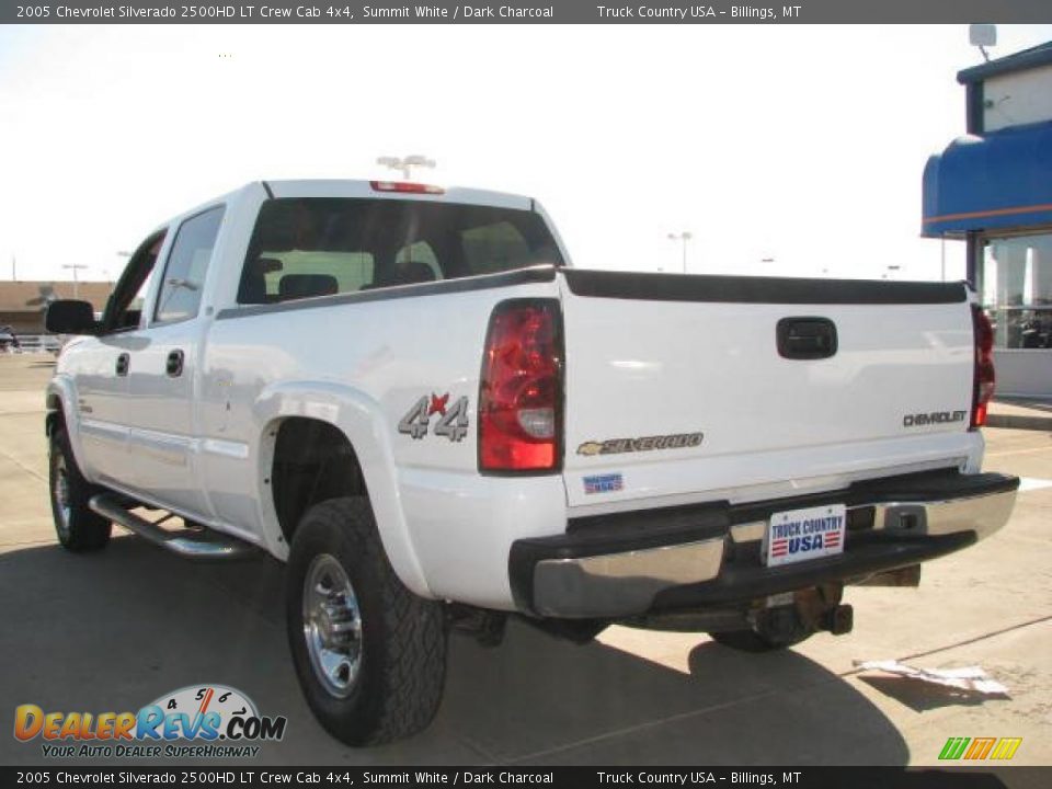 2005 Chevrolet Silverado 2500HD LT Crew Cab 4x4 Summit White / Dark Charcoal Photo #6
