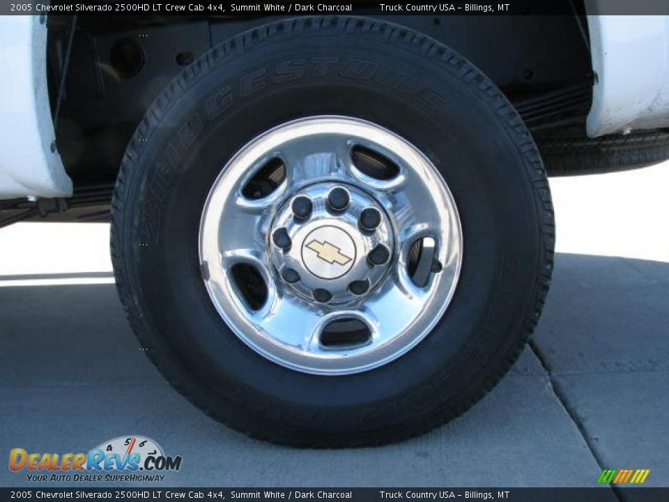 2005 Chevrolet Silverado 2500HD LT Crew Cab 4x4 Summit White / Dark Charcoal Photo #8