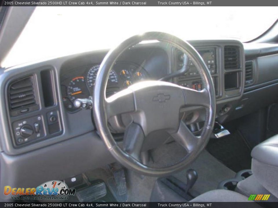 2005 Chevrolet Silverado 2500HD LT Crew Cab 4x4 Summit White / Dark Charcoal Photo #11