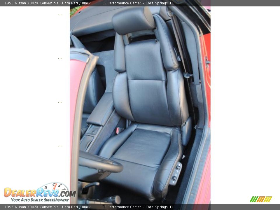 1995 Nissan 300ZX Convertible Ultra Red / Black Photo #18