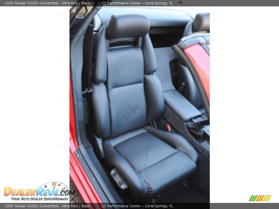 1995 Nissan 300ZX Convertible Ultra Red / Black Photo #20