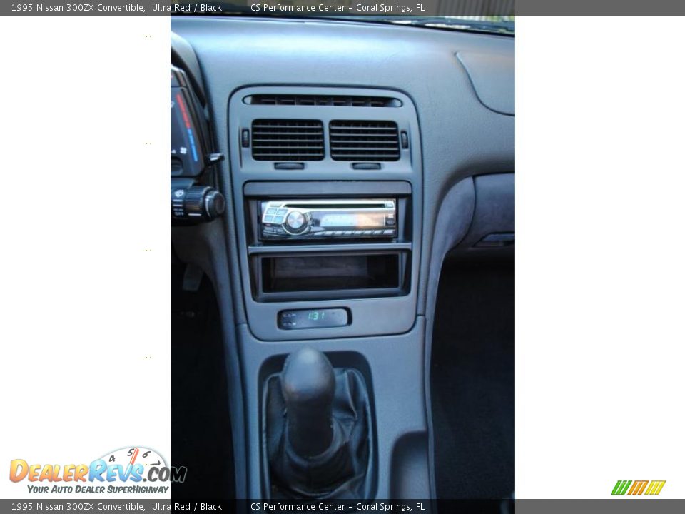 1995 Nissan 300ZX Convertible Ultra Red / Black Photo #23