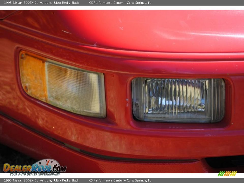 1995 Nissan 300ZX Convertible Ultra Red / Black Photo #30