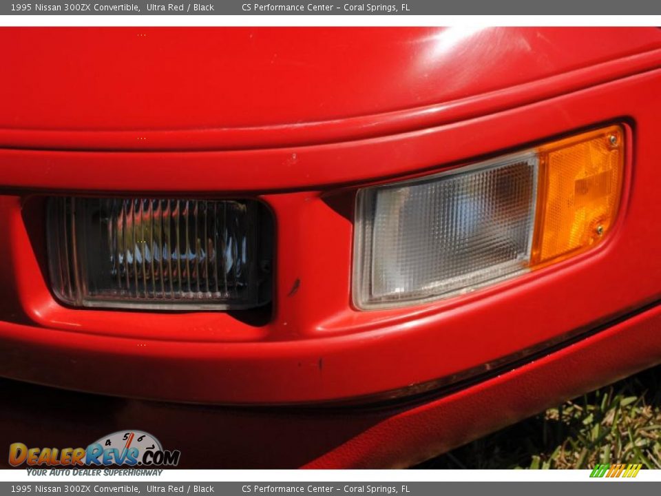 1995 Nissan 300ZX Convertible Ultra Red / Black Photo #31