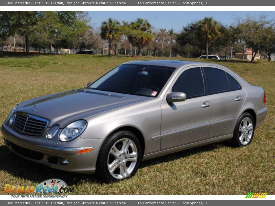 2006 Mercedes-Benz E 350 Sedan designo Graphite Metallic / Charcoal Photo #1