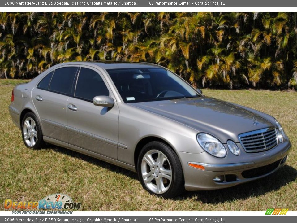 2006 Mercedes-Benz E 350 Sedan designo Graphite Metallic / Charcoal Photo #4