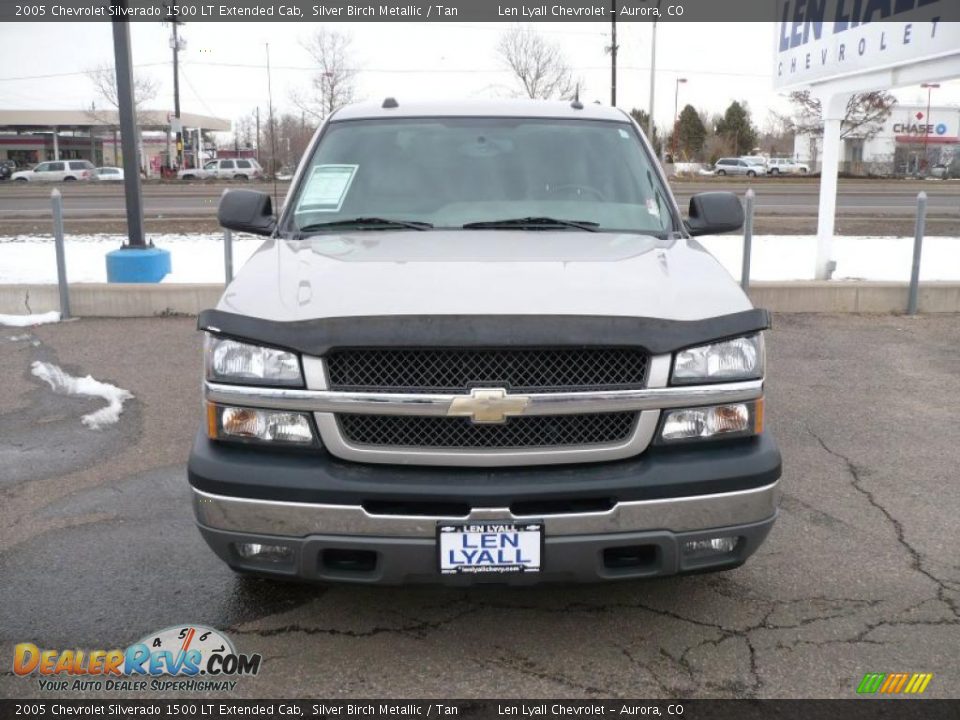 2005 Chevrolet Silverado 1500 LT Extended Cab Silver Birch Metallic / Tan Photo #2