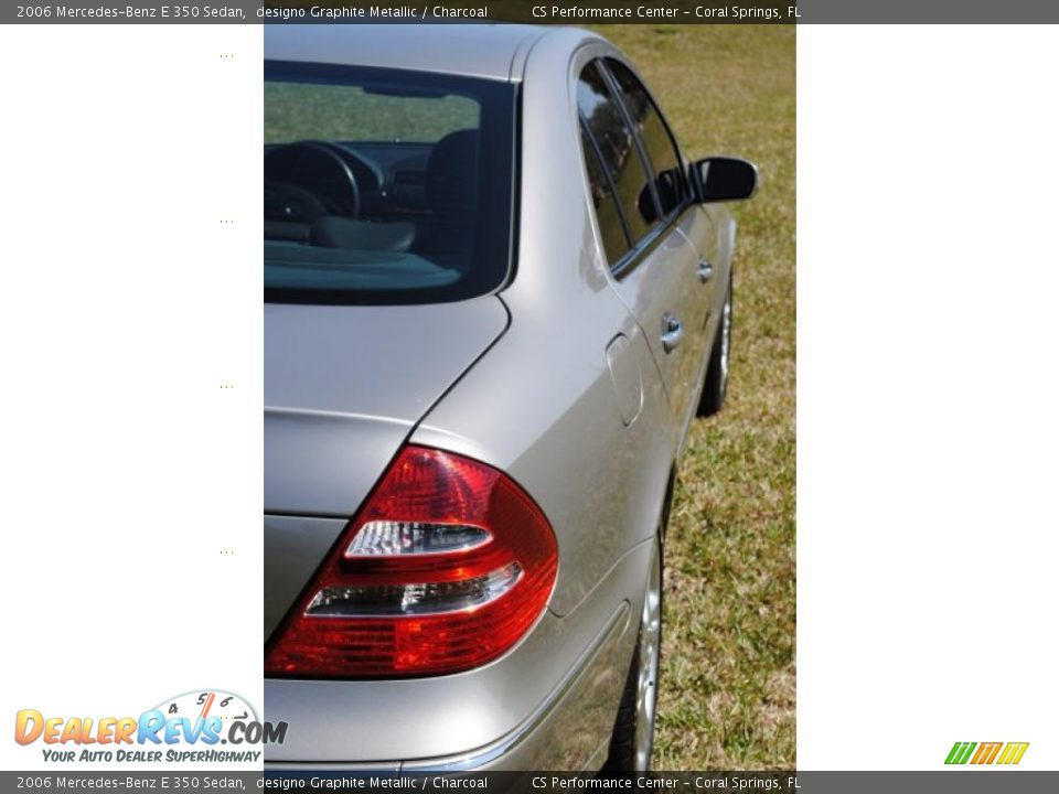 2006 Mercedes-Benz E 350 Sedan designo Graphite Metallic / Charcoal Photo #11