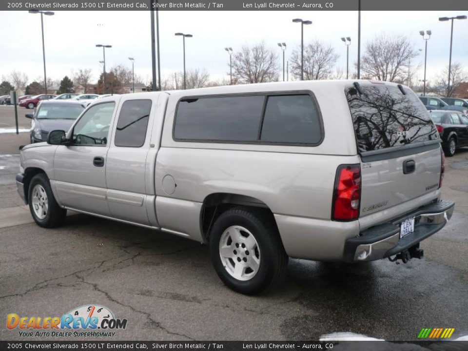 2005 Chevrolet Silverado 1500 LT Extended Cab Silver Birch Metallic / Tan Photo #4