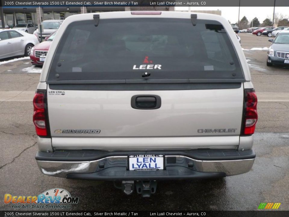 2005 Chevrolet Silverado 1500 LT Extended Cab Silver Birch Metallic / Tan Photo #5