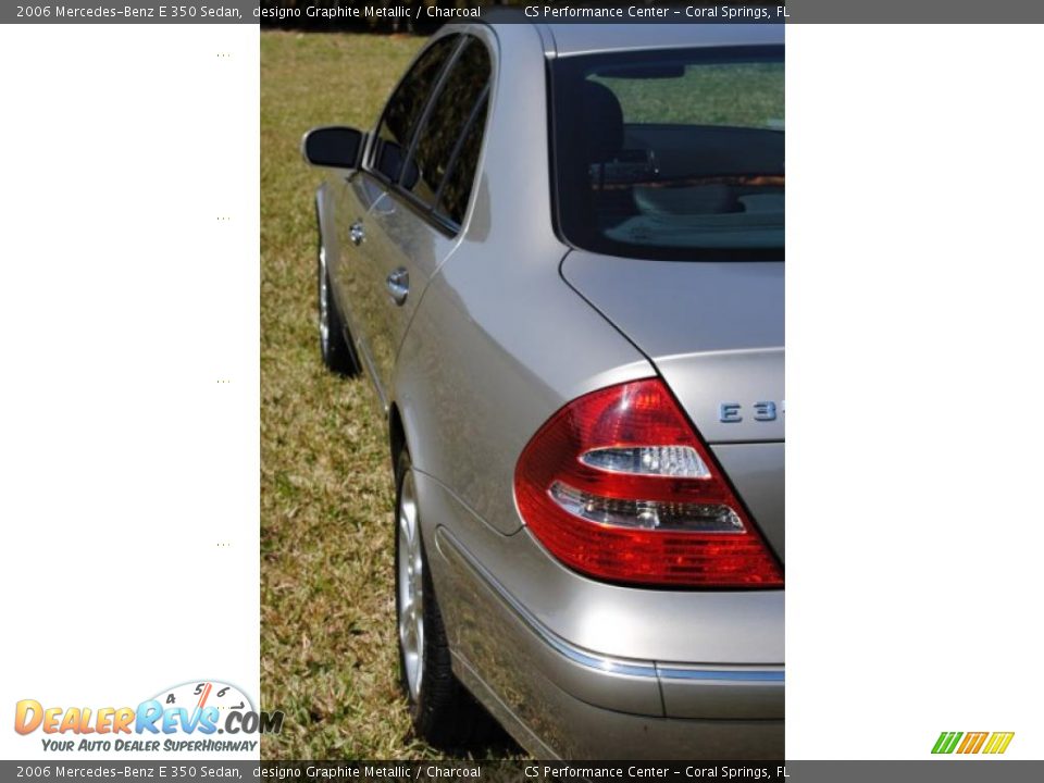2006 Mercedes-Benz E 350 Sedan designo Graphite Metallic / Charcoal Photo #12