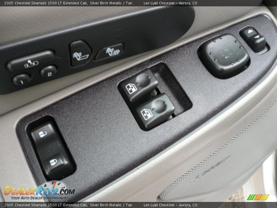 2005 Chevrolet Silverado 1500 LT Extended Cab Silver Birch Metallic / Tan Photo #8