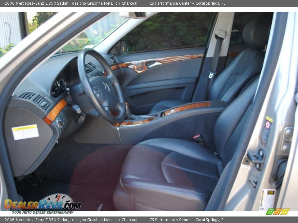 2006 Mercedes-Benz E 350 Sedan designo Graphite Metallic / Charcoal Photo #15