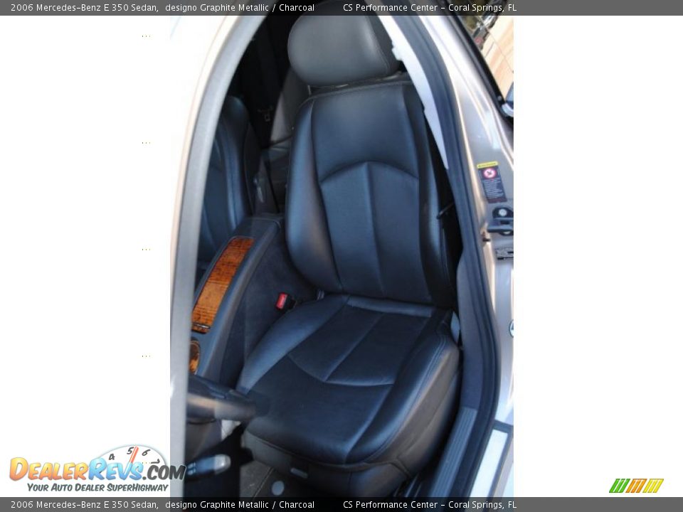 2006 Mercedes-Benz E 350 Sedan designo Graphite Metallic / Charcoal Photo #16
