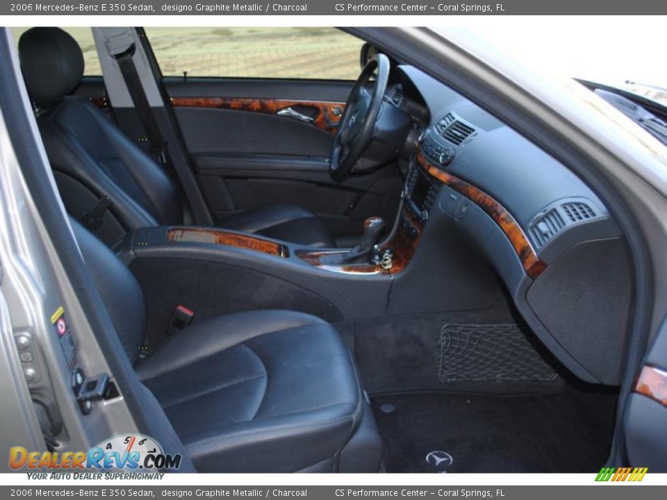2006 Mercedes-Benz E 350 Sedan designo Graphite Metallic / Charcoal Photo #17