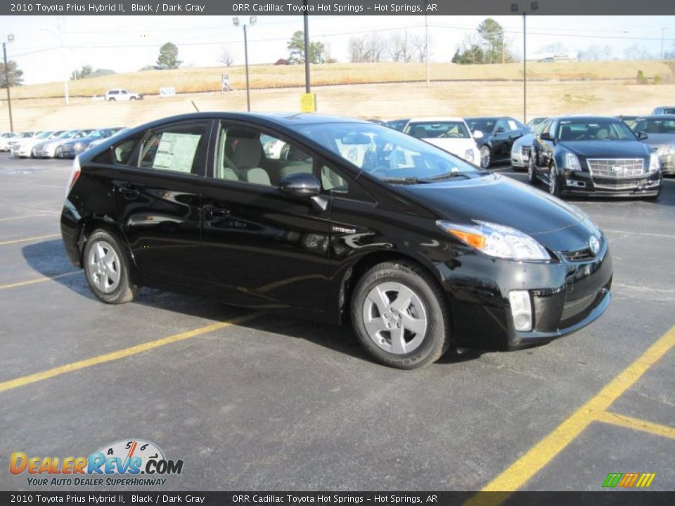 2010 Toyota Prius Hybrid II Black / Dark Gray Photo #2