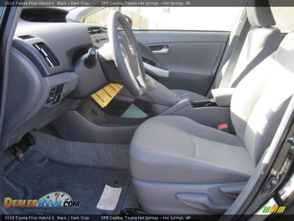 2010 Toyota Prius Hybrid II Black / Dark Gray Photo #11